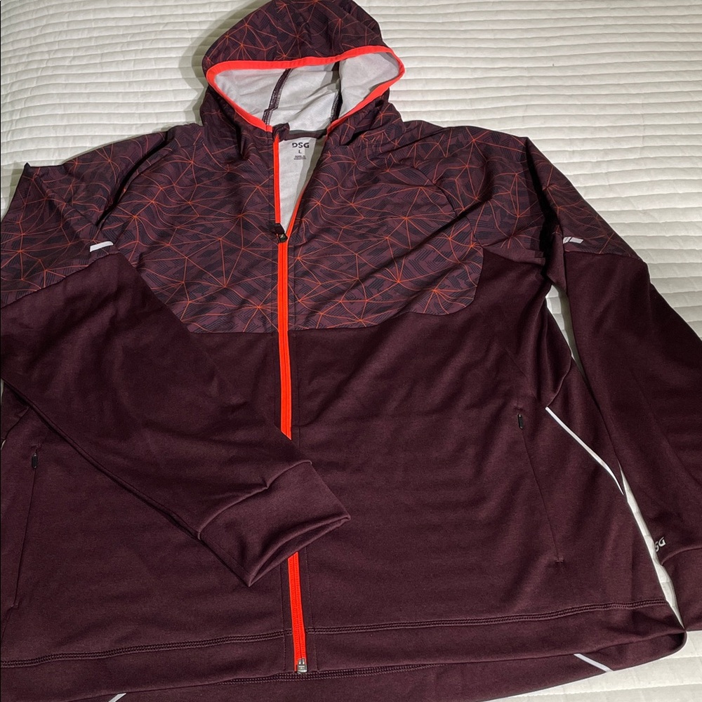 DSG Performance Jacket - Burgundy and Red
